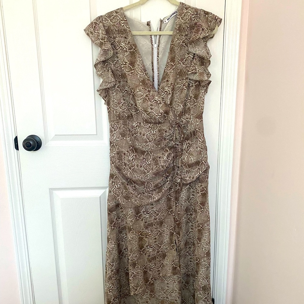 Walter Baker High-Low Snake Dress